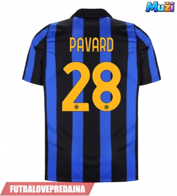 Lacne Muži Futbalové dres Inter Milan Benjamin Pavard #28 2026-27 Krátky Rukáv - Domáci
